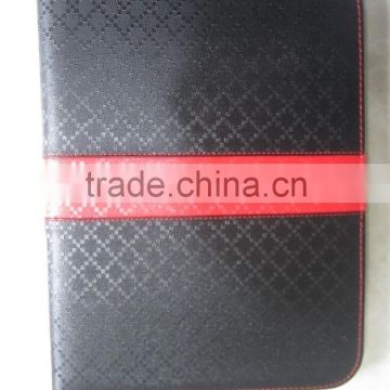 Design stylish hot sale a4 pu leather notepad folder