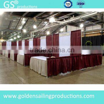 Portable pipe and drape for wedding backdrop decoration