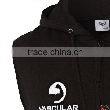 customized Embroidery LOGO on sleeveless hoodies