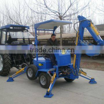 Tractor towable backhoe with low price