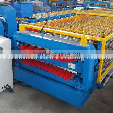 china supplier HC26-18-1250 Galvanized Wall Tile Making Machine / Steel Roofing Profile Cold Roll Forming Machine