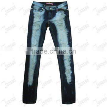 Lady's denim jeans