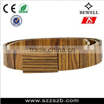 BEWELL 2016 sandalwood charm fashion wooden belts