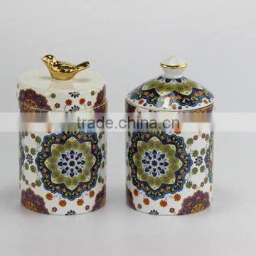 high quality scented ceramc ja candle