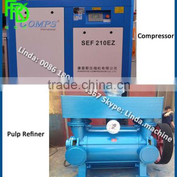 Using diesel fuel paper pulp egg tray production line equipped with metal drying line