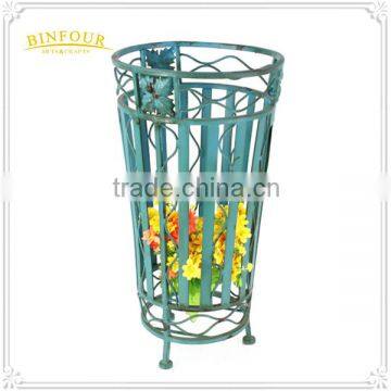 Vintage Wrought Iron Round Eco Friendly Umbrella Display Rack photo-4
