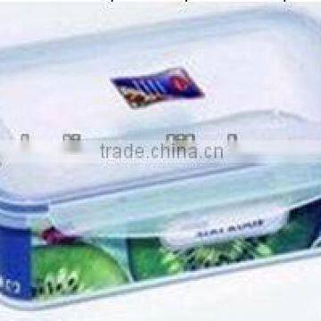 plastic kitchen plastic oblong food storage container 1600ml