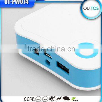 High quality universal cube portable external battery charger power bank