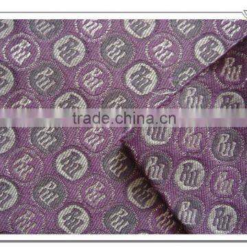 logo jacquard fabric for handbag