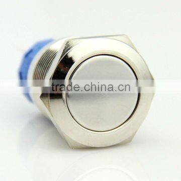 F0278 19mm metal push button switch latching