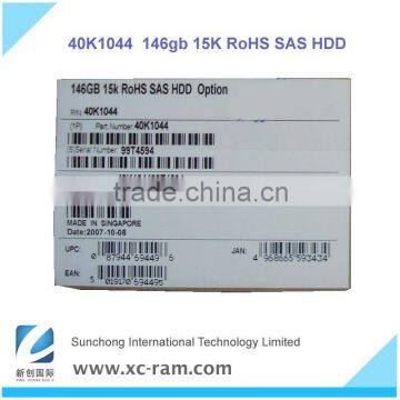 Hot! Server Hard Disk 40K1044 for Server, 146GB 15K 3.5 SAS Internal HDD (26k5842)