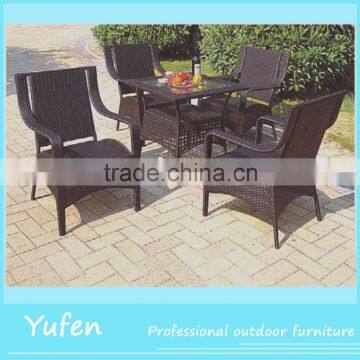 Cheap dining table and chair set wicker patio furniture