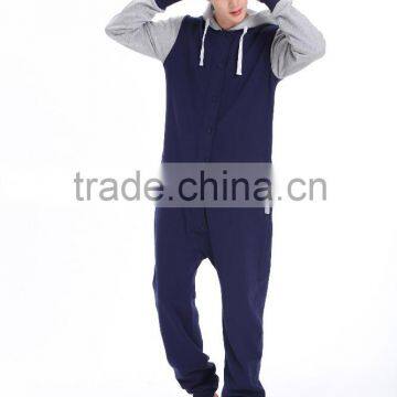 Wholesale Cheap Men's Fashion Romper Adult Onesie Comfy Fleece Hoodie