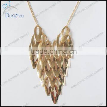 wholesale fashion jewelry gold statement necklace