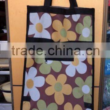 Latest Style Promotional Cheap Shopping Bag Foldable Trolley Bag