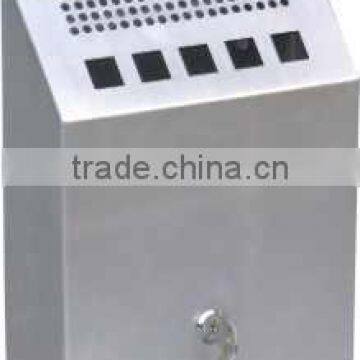 Foshan JHC-7015S Practical Stainless Steel Powder Coated Railing/Wall-mounted/Outdoor Ashtray