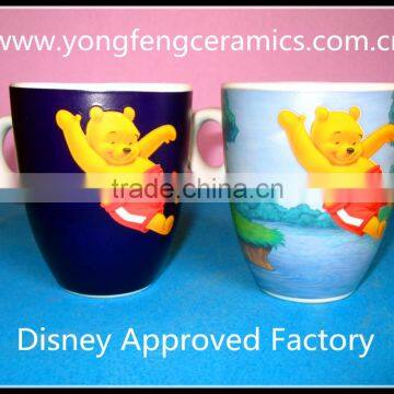 YF19003 ceramic color change mug magic mug heat sensitive mug                        
                                                Quality Choice