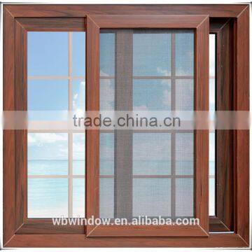 Attractive Design of UPVC/PVCsliding window with grill