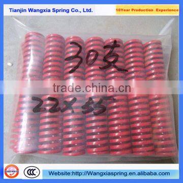 Red Medium Load Press Mould Compression Die Spring