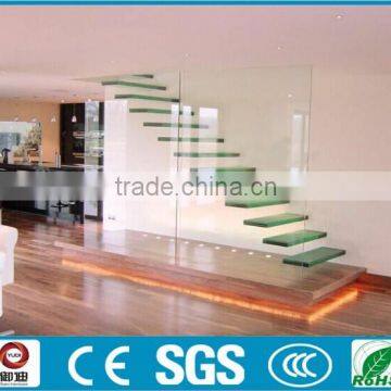 Modern Customized Tempered Glass Floating Stairs/staircase YUDI, YD-BF100 photo-6