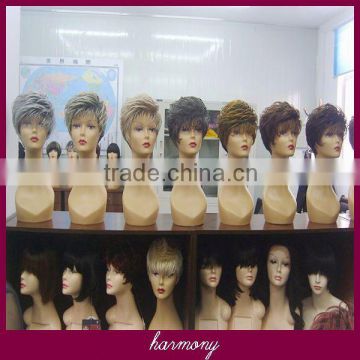 HARMONY training mannequin head wig