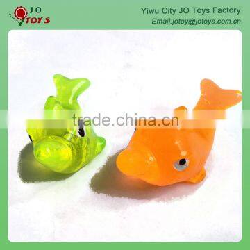 Mini plastic dolphin animal toy for kids