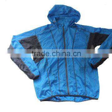 wholesale custom top quality mens cycling wind jacket