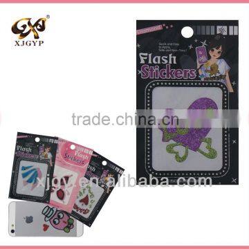 glitter lip sticker
