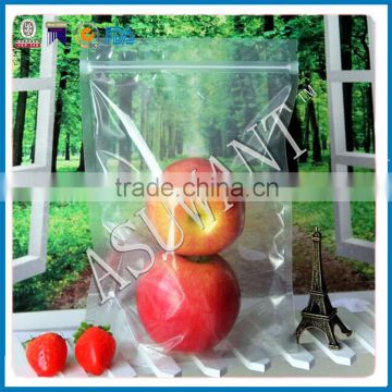 nylon pe three side seal clear zipper vacuum bag                        
                                                Quality Choice