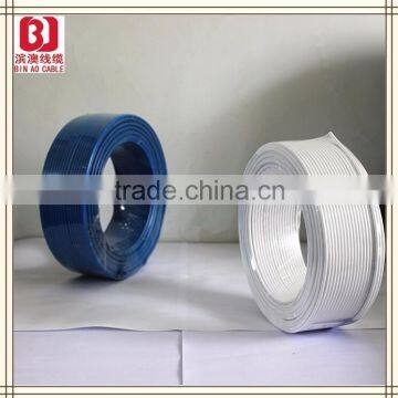 PVC Insulation Material and Single-core Electric Wire,flat Electrical Wire