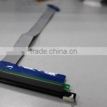Pci Riser 1X to 16X Extender Ribbon With Molex Connector
