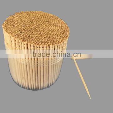 500pcs soft can curved wooden round toothpicks