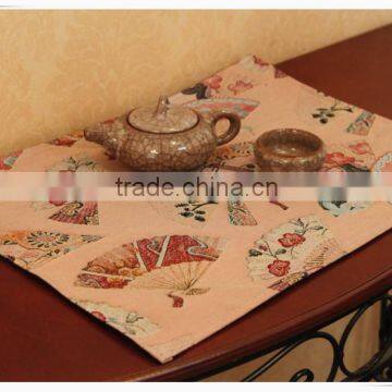 New styles tapestry jacqaurd fabric table mats, table runners