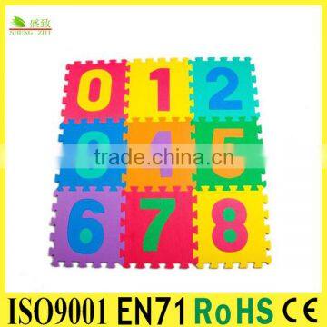 EVA number puzzle mat for kids intelligence cultivating