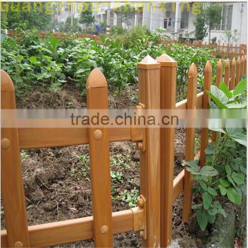 pvc coated steel palisade fence|PVC plate garden fence made in Guangzhou