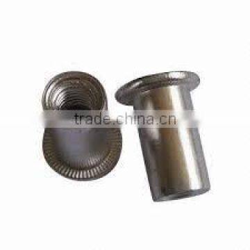 flat and round head aluminum rivet