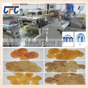 Crispy Extruded Fry Wheat Corn Flour Pellet 3D Snacks machine line