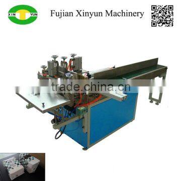 Box drawing facial tissue bag wrapping machine