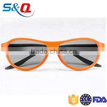 cheap polarized colored plastic 3d glasses for LG TV or real 3d cinema