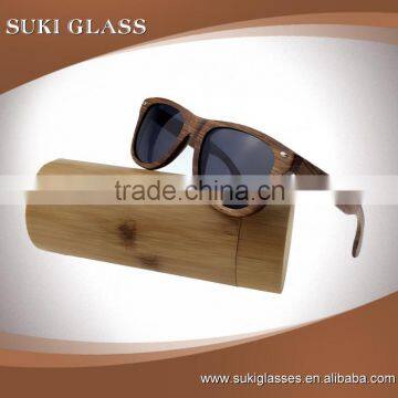 Aviator Wood beech frame sunglasses