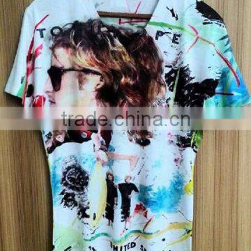 Unisex Printing 3d T-shirt ,wholesale Custom T-shirt Printing ow