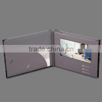 Pocket type video greeting card module
