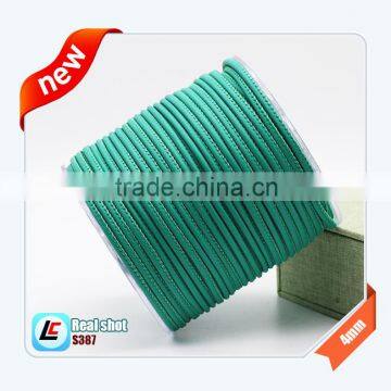 Red Nappa Sheepskin Leather Cord With Outer Stitched for Fashion Jewelry Findings photo-4