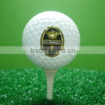 Mini golf balls, new printed logo two-piece golf ball wholesale