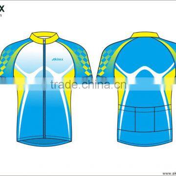 Wholesale sublimated cheap custom quick dry cycling jersey