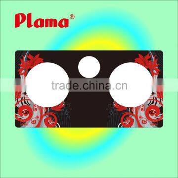 Top Quality Tempered Glass top for gas stove three Burner