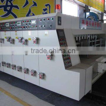 High Speed Flexo Printing, Slotting & Rotary Die-Cutting Machine (Lead Edge Feeding)