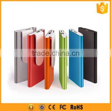with portable hook aluminum 3000mah portable power bank