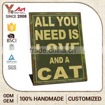 New Arrived Cheap Prices Sales Embroidery Design Plastic Sign