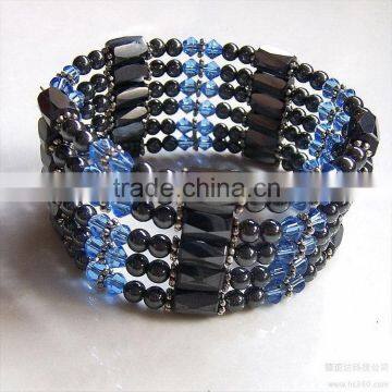 6 layer magnetic beads bracelet Durable useful wristband magnetic bracelet